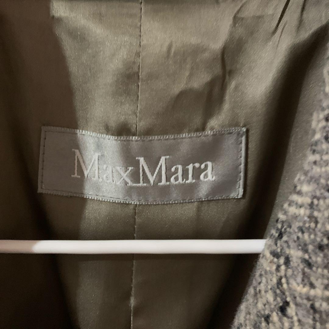 。*様 MaxMara グレー ロングコート