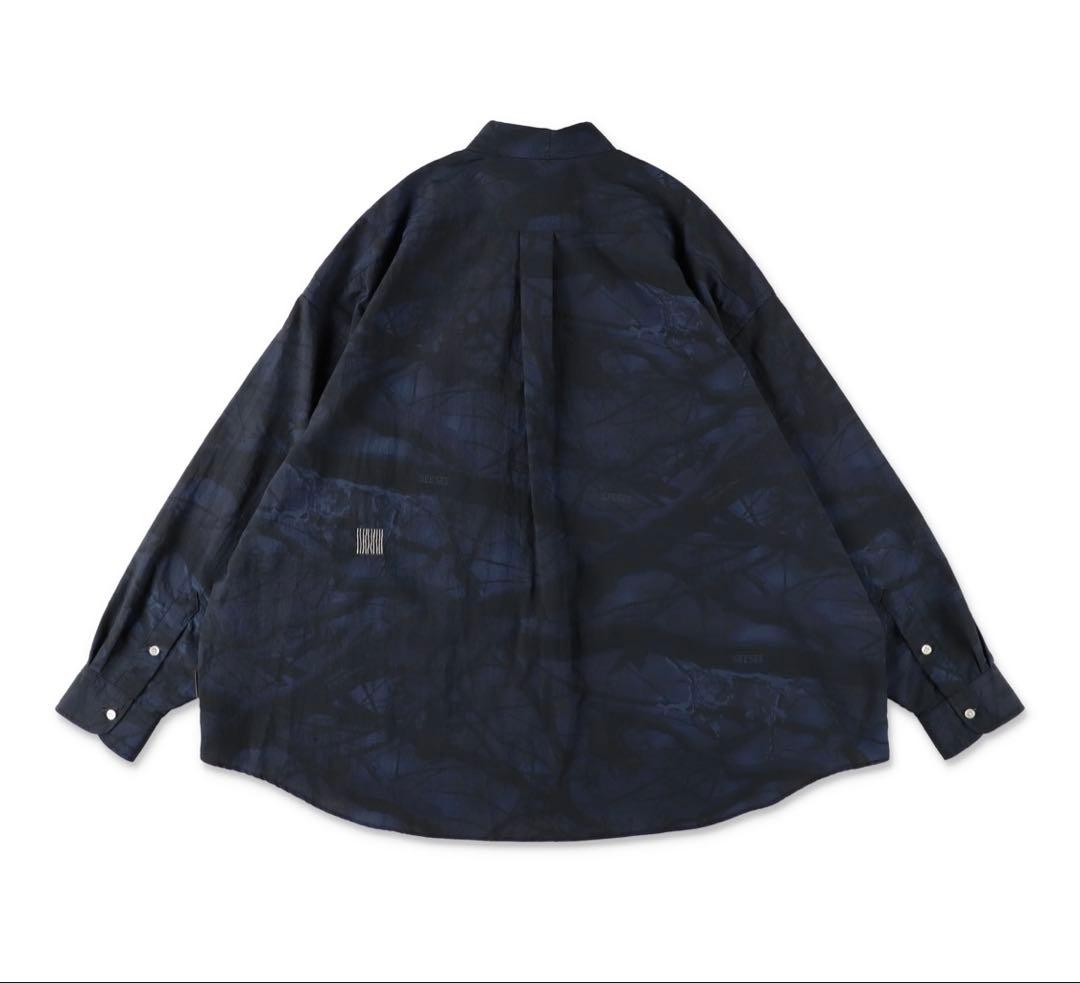 L ネイビー SEE SEE x S.F.C リアルツリー カモ シャツ YGM