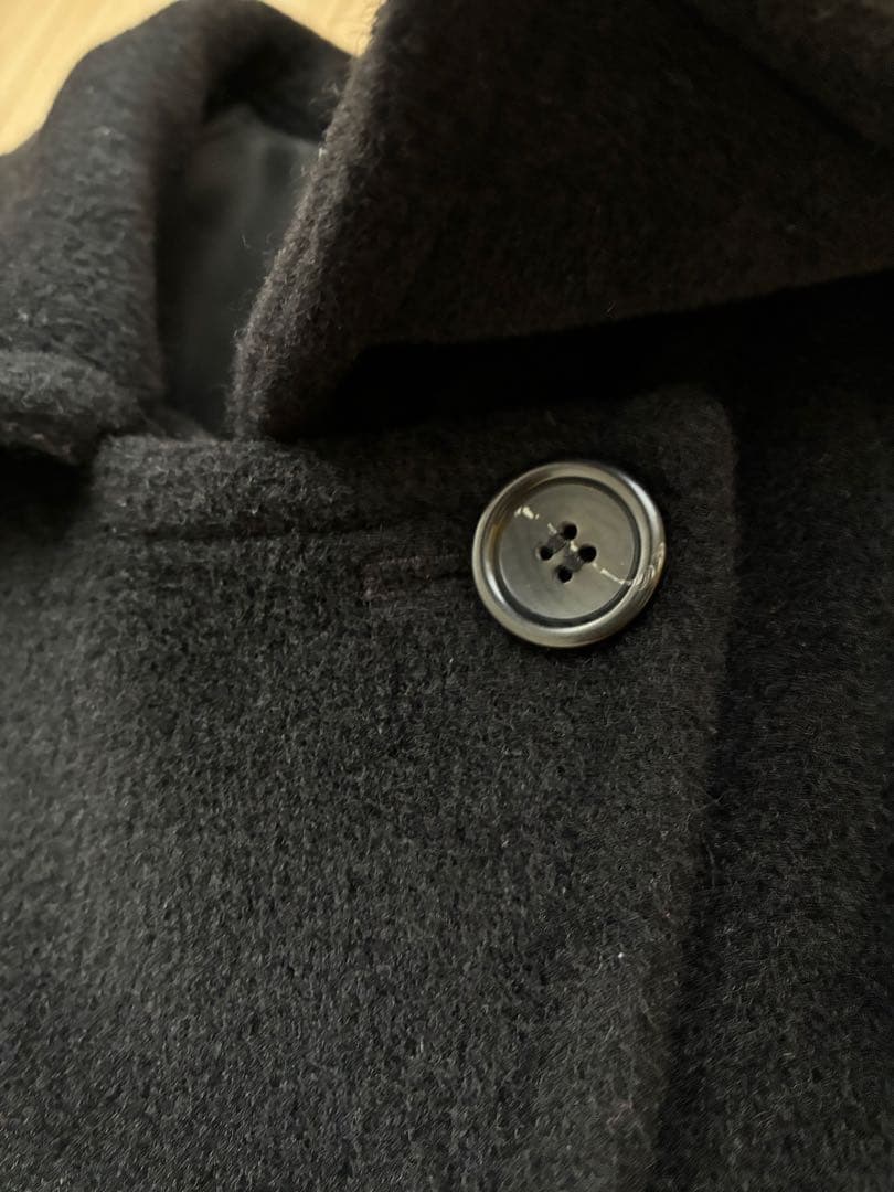 マックスマーラPRISMALEI プリズマレイ黒 ラップコート40着丈122cm