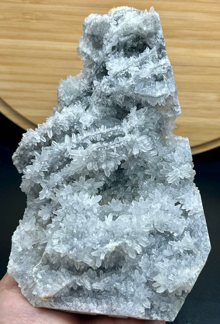 天然フラワー状水晶クラスター　両面水晶　高品質　ヒマラヤ産　パワーストーン　浄化