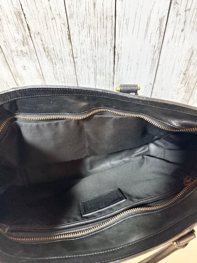 coach トートバッグ　ブラック　オールドコーチ