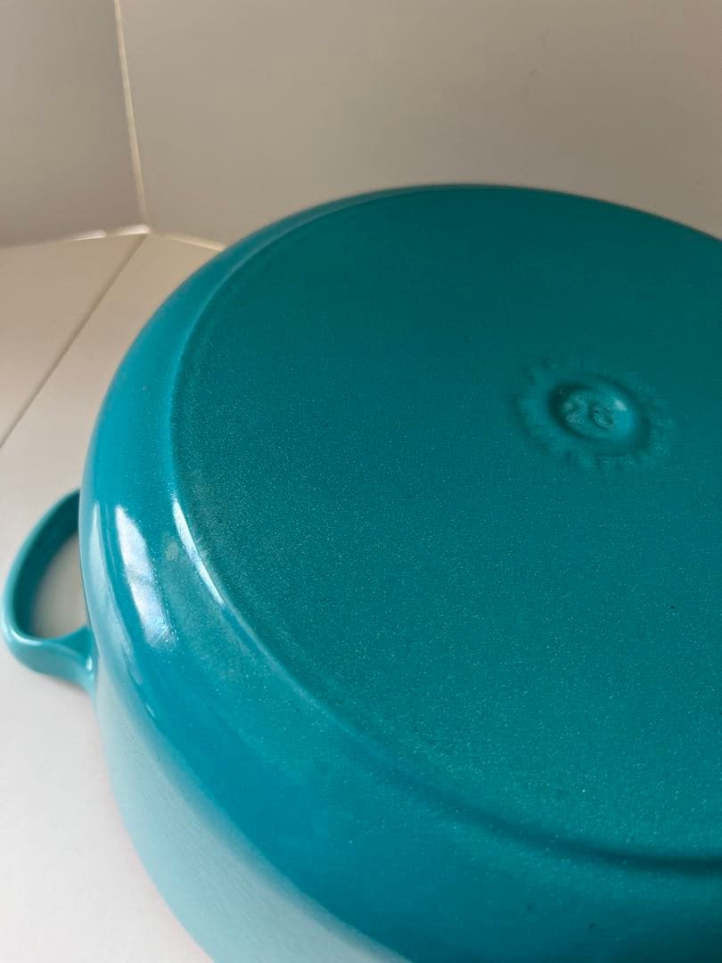 豆子さま専用　ルクルーゼ　ココットロンド　26cm カリビアンブルー