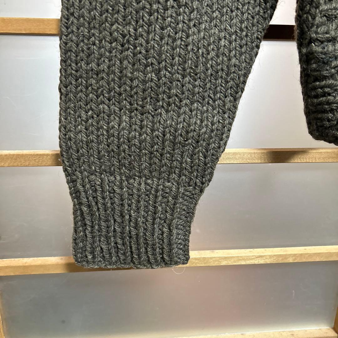 【旧タグ】ISSEY MIYAKE エルボーパッチ ニット アーカイブ 短丈