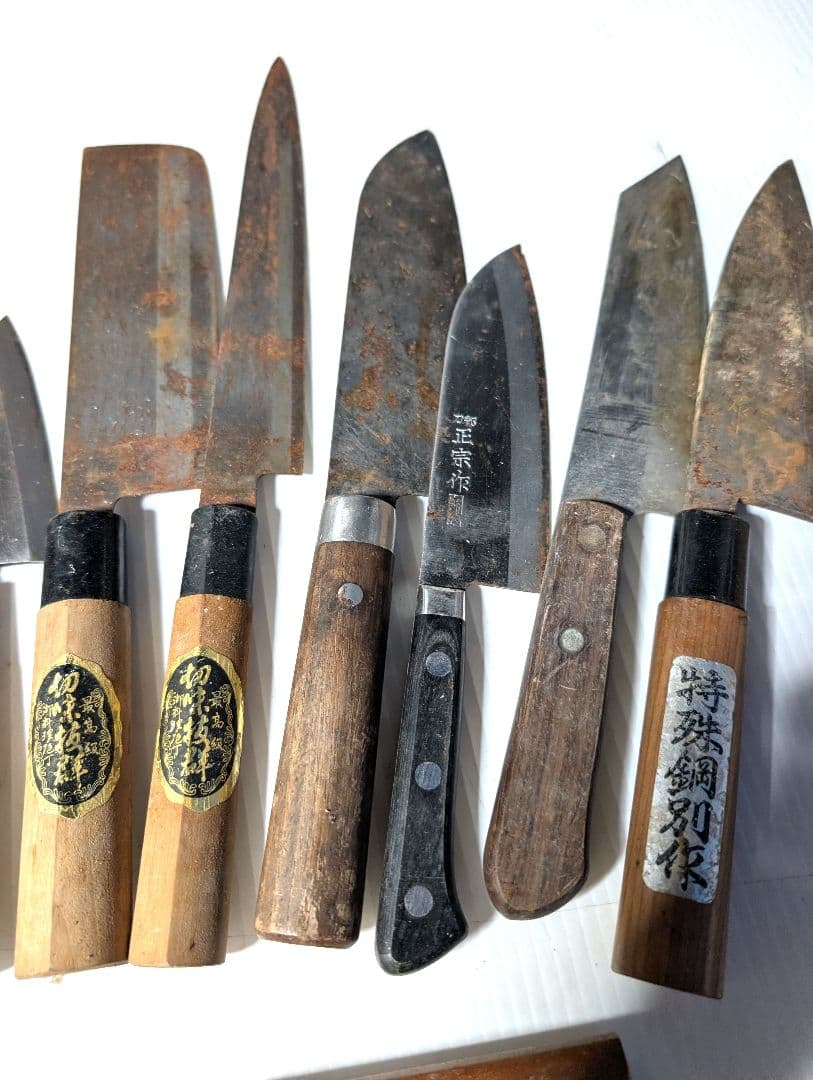 包丁 牛刀 シェフナイフ 万能包丁 出刃包丁 中華包丁 他 刃物　まとめ売り