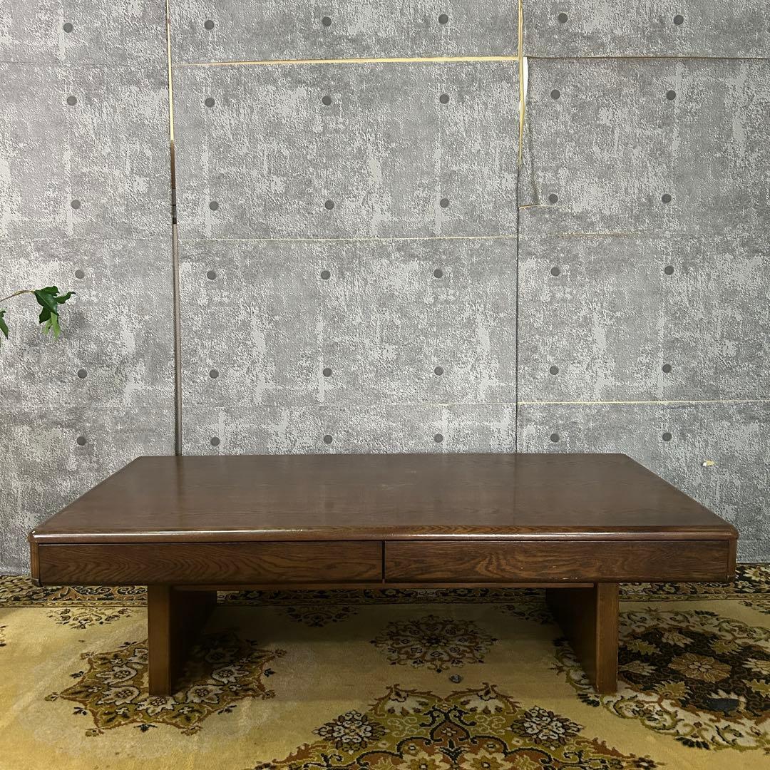 ꧁カリモク家具 karimoku꧂引出し収納付リビングテーブル センター ロー