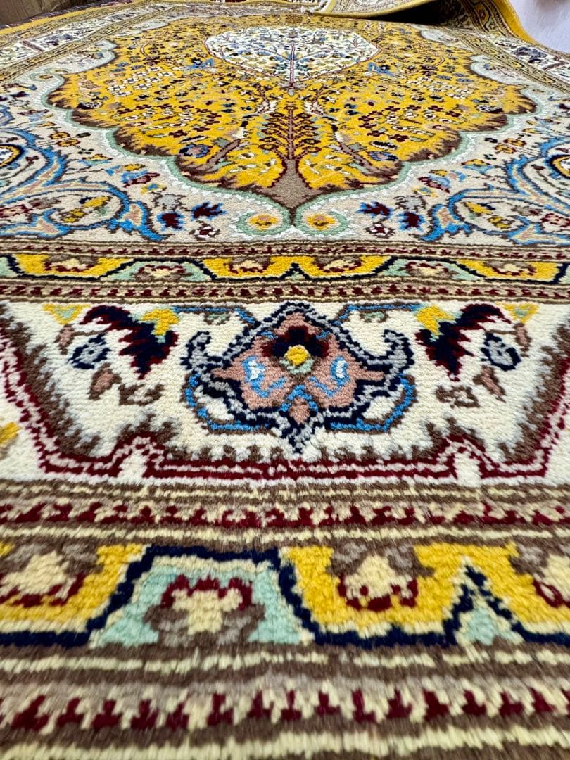 高品質 ペルシャ 手織り 絨毯 ( Tabriz Tree of Life )