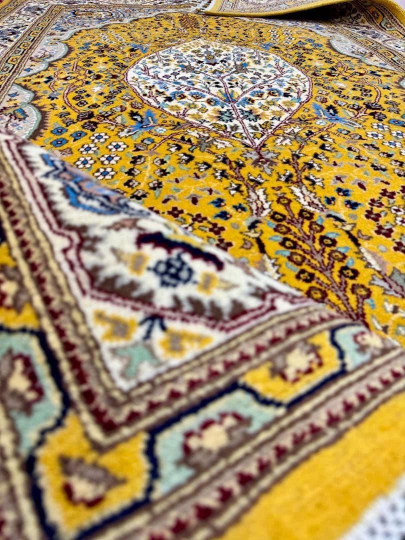 高品質 ペルシャ 手織り 絨毯 ( Tabriz Tree of Life )