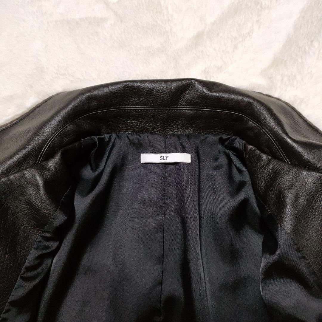 美品✨️ SLY レザーコート ヴィンテージ感 ロングコート 黒