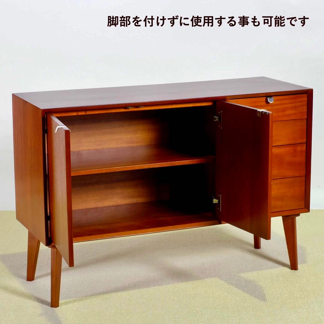 C 新品 北欧 キャビネット リビングボード 収納 本棚