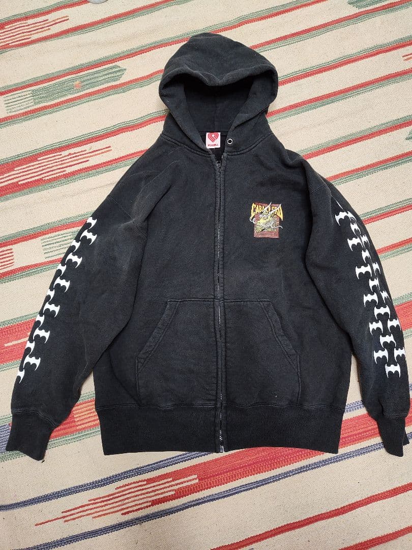 POWELL パウエル キャバレロ ジップ パーカー スウェット XL