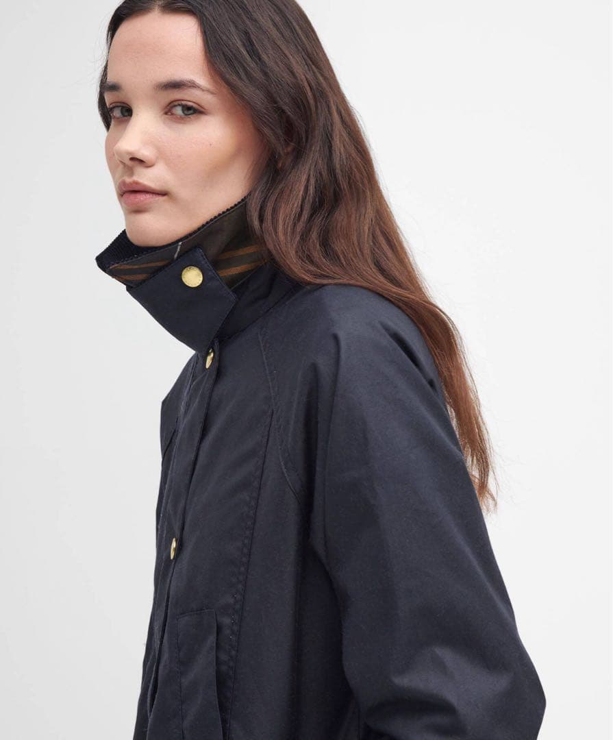Barbour Modern Beadnell Waxジャケット 新品ボタン取れ