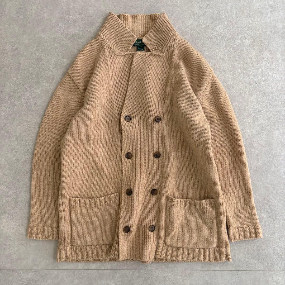C*＃様 80s ラルフローレン ニット カーディガン ヴィンテージ 古着