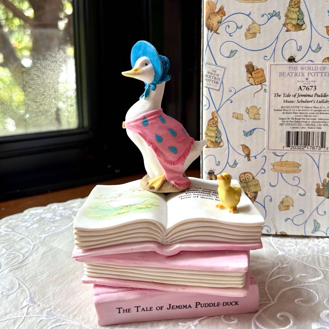 ボーダーファインアーツ・ピーターラビット　◆オルゴール【あひるのジマイマのお話】