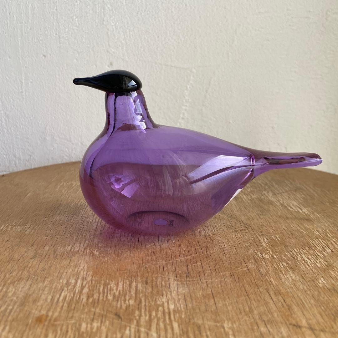 表参道限定　イッタラ　チベチャフ　ガラスバード　アメジスト scope