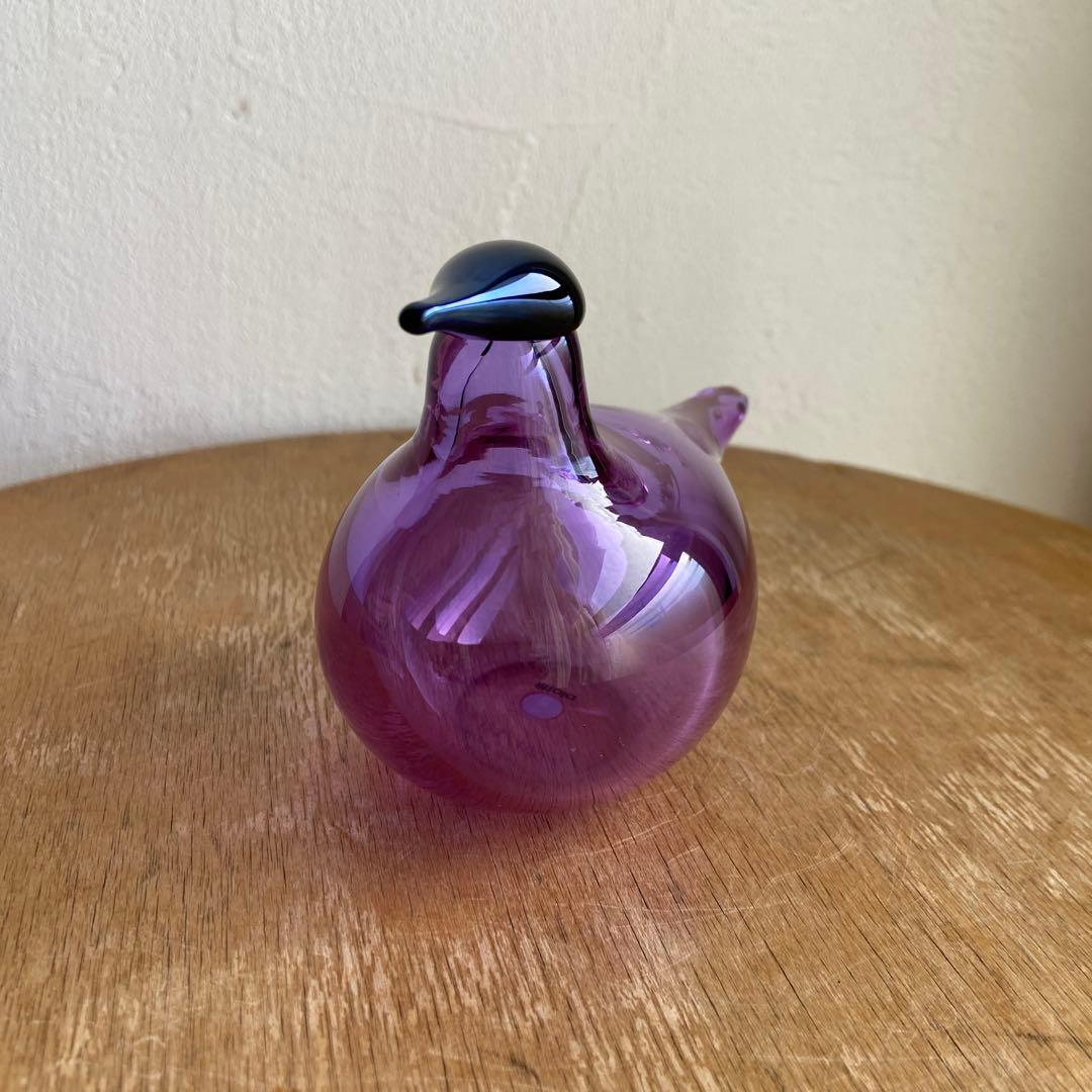 表参道限定　イッタラ　チベチャフ　ガラスバード　アメジスト scope