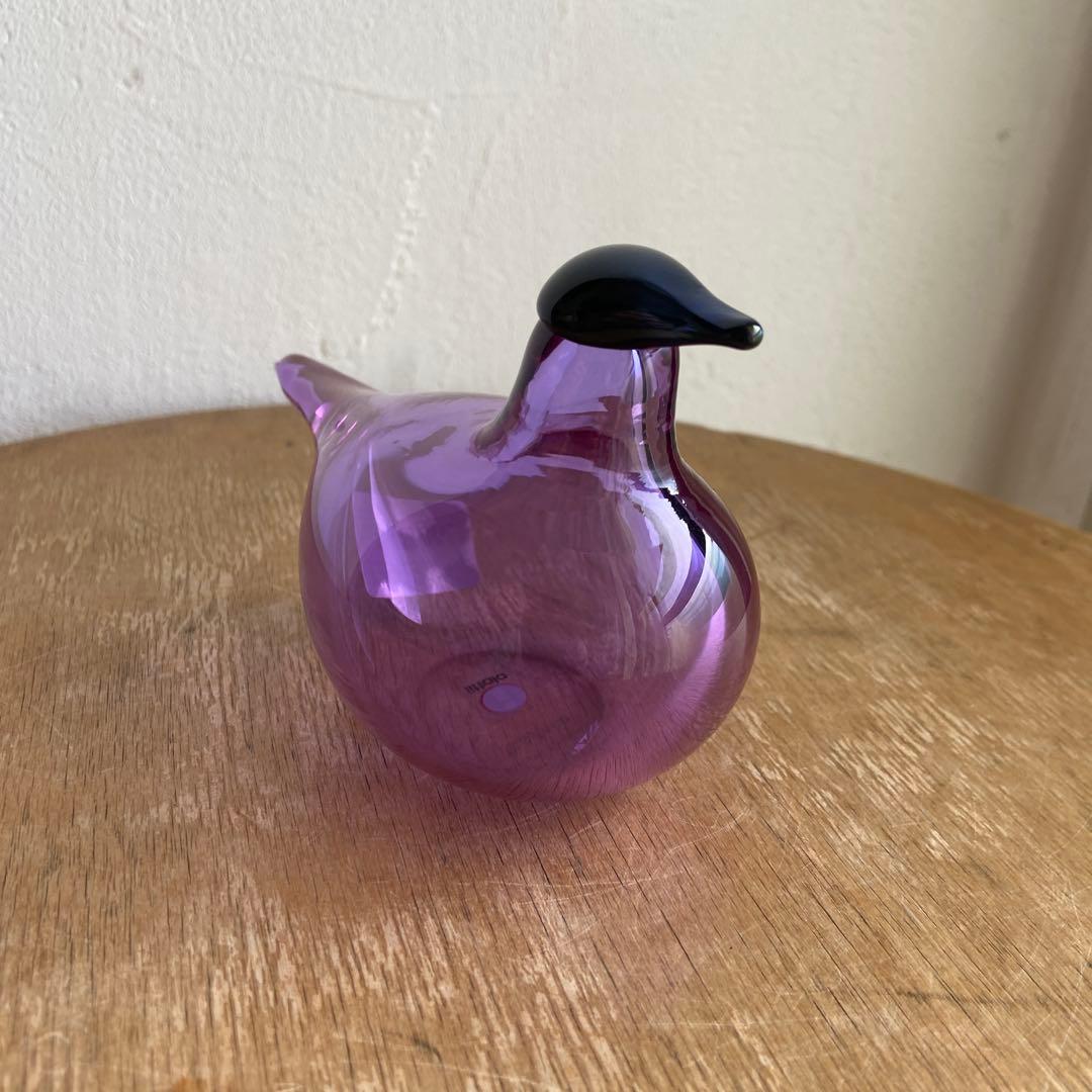 表参道限定　イッタラ　チベチャフ　ガラスバード　アメジスト scope