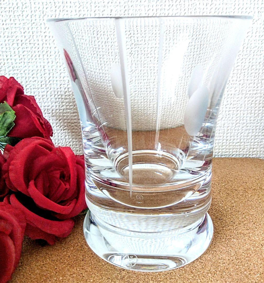 Baccarat トランキュリティー フラワーベース 水玉 クリスタル