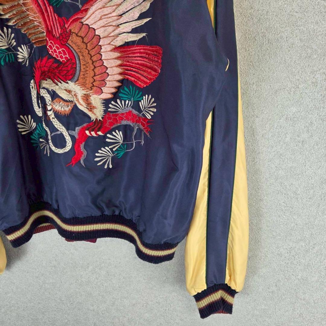 希少 TAILOR TOYO テーラー東洋 虎 鷹 刺繍 リバーシブル