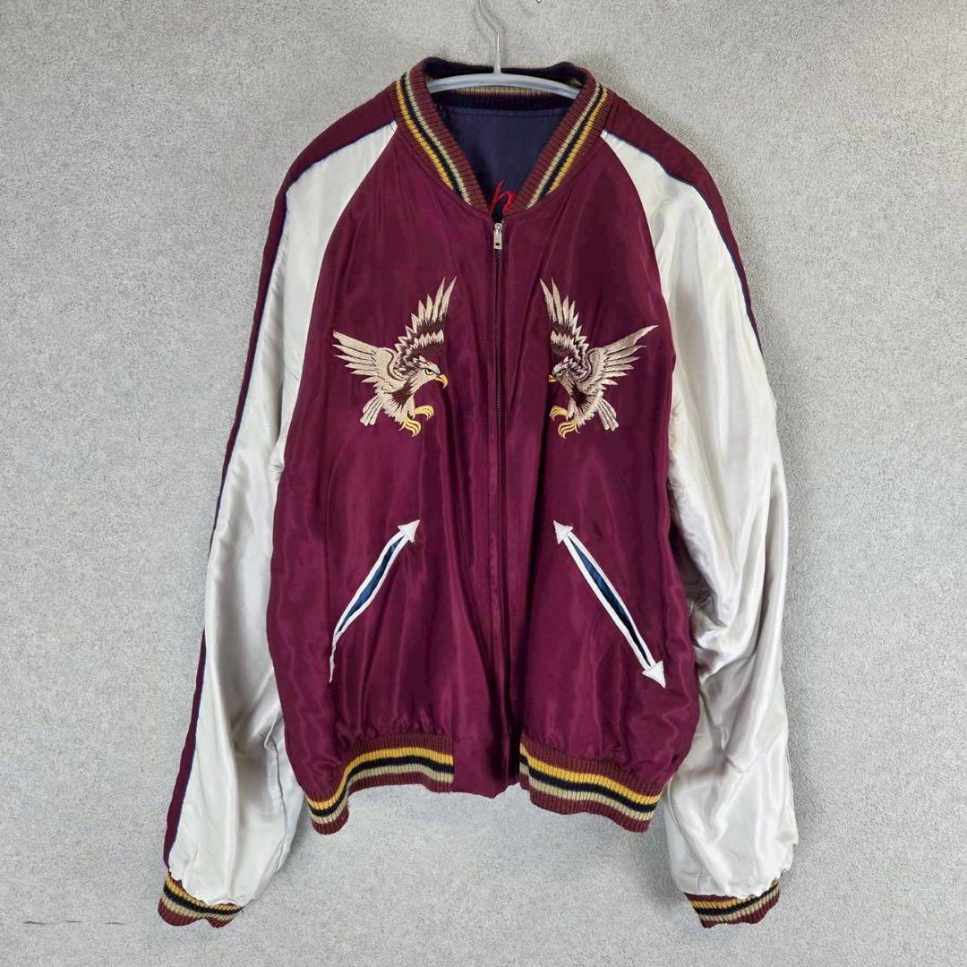 希少 TAILOR TOYO テーラー東洋 虎 鷹 刺繍 リバーシブル