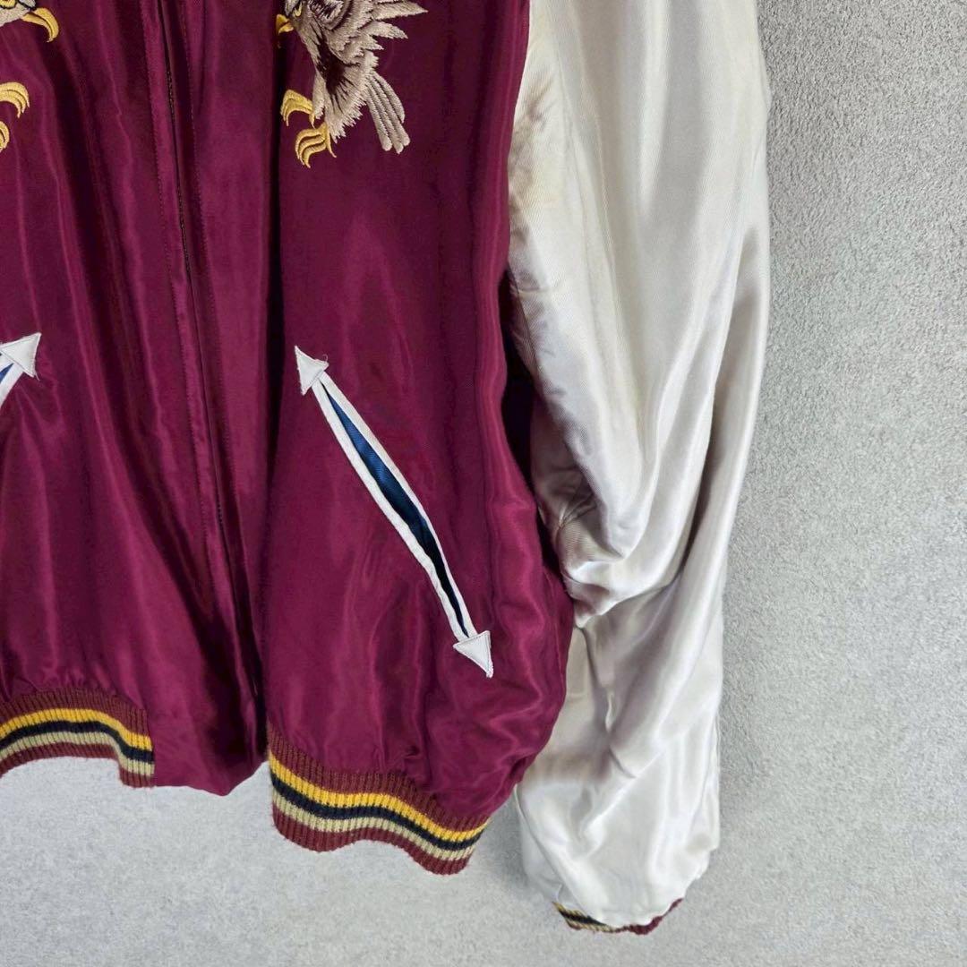 希少 TAILOR TOYO テーラー東洋 虎 鷹 刺繍 リバーシブル