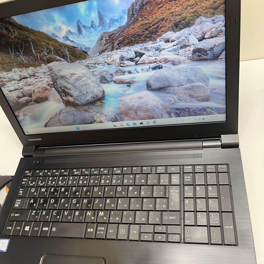 #801 東芝 Dynabook B65/M i3-8130U 8GB 256G