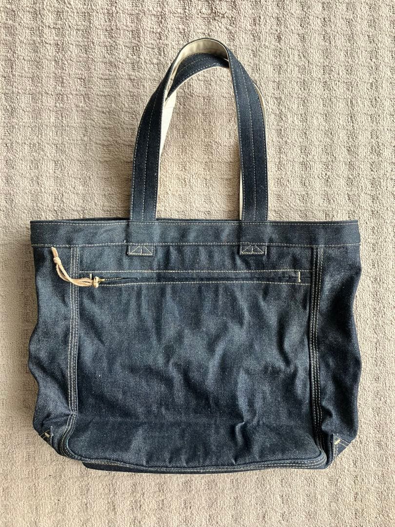 バッグ porter sanforized denim tote bag