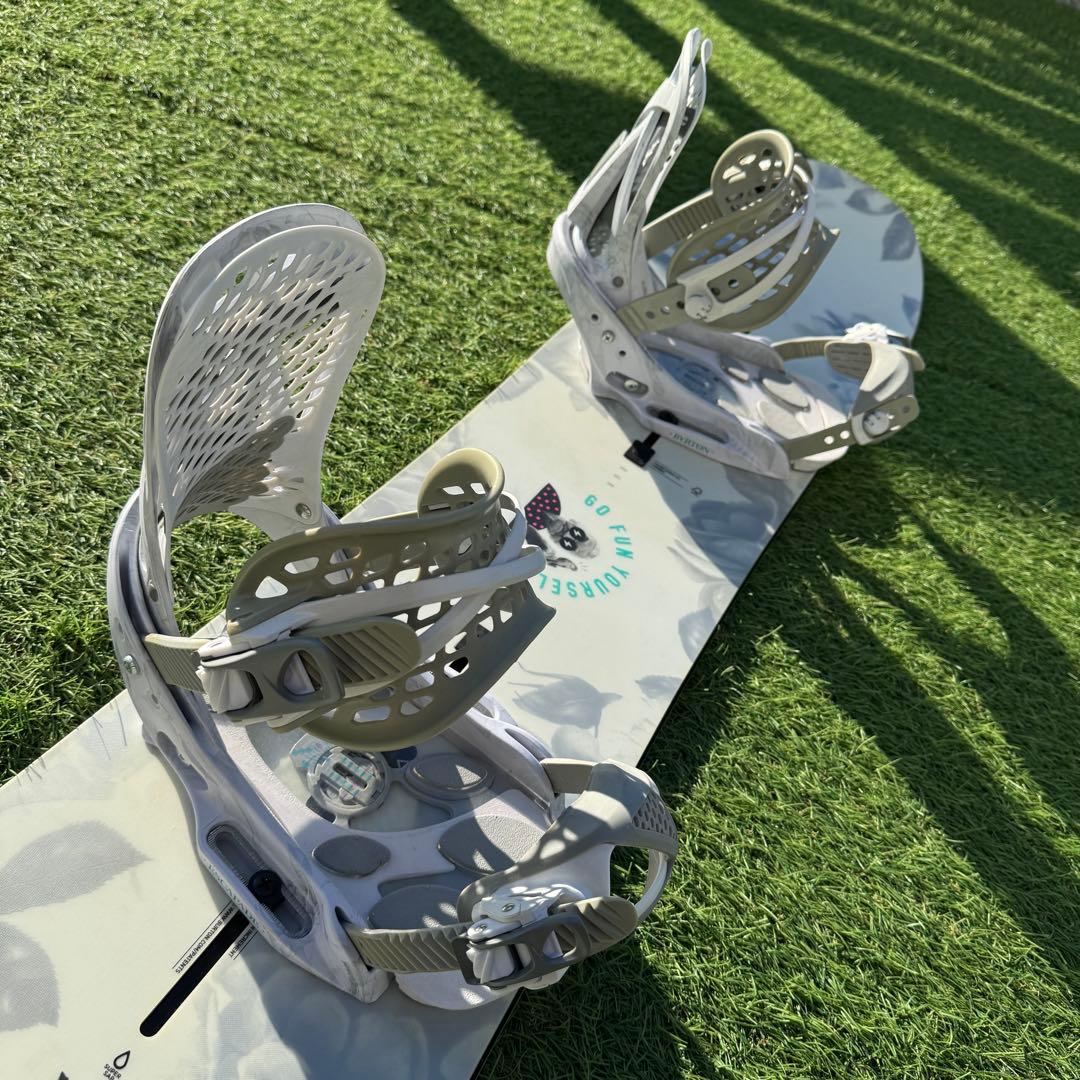 美品　BURTON TALENT SCOUT 141cm ESCAPADEセット