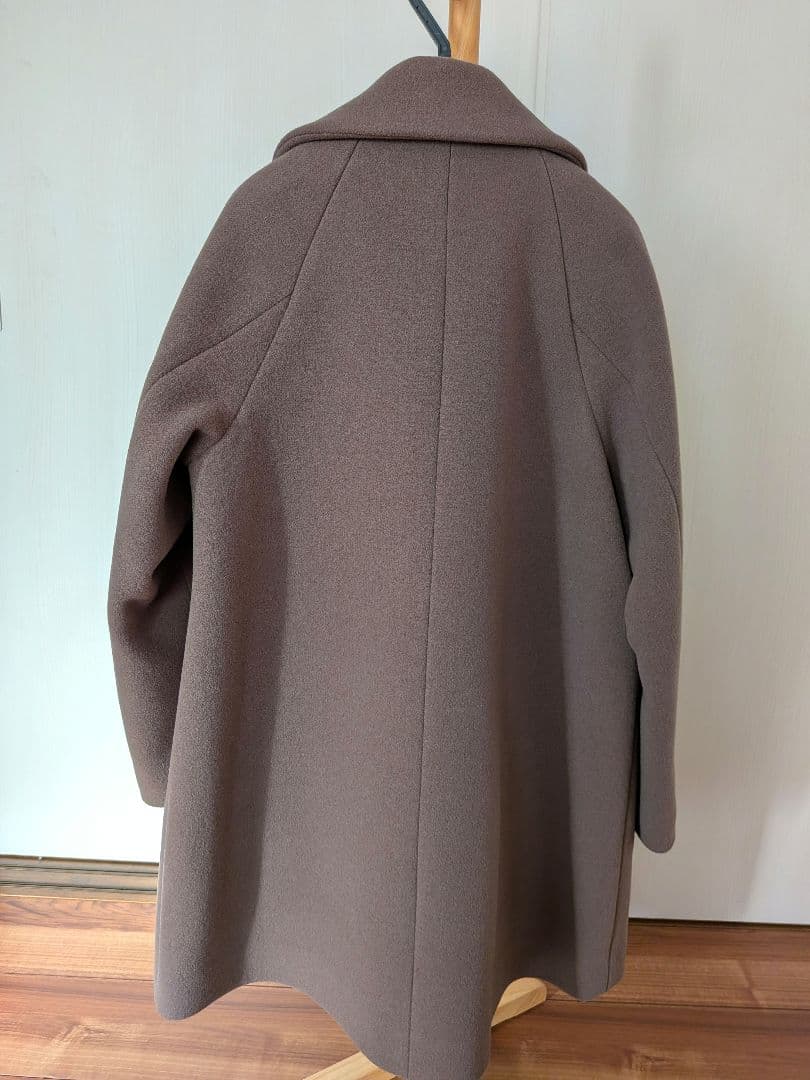 グリーンレーベルリラクシング　SPINTOシリーズ　ダブルテーラードコート　モカ