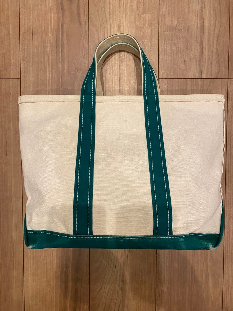 W*X様 80s エルエルビーン　トートバッグ　2色タグ グリーン　M