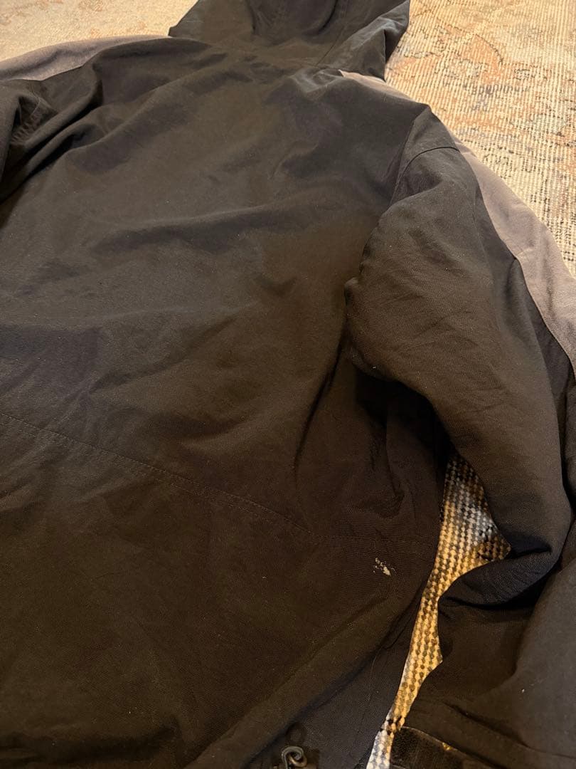 Old GAP ブラック フリース内側 ジャケット　紺タグ　90年代