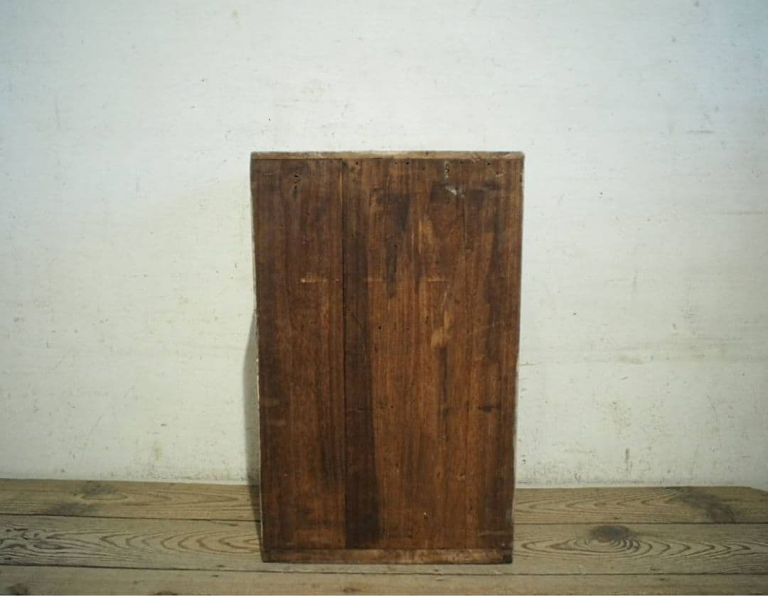 1017 アンティーク　総桐 　収納棚　チェスト　引き出し　タンス　金具　レトロ