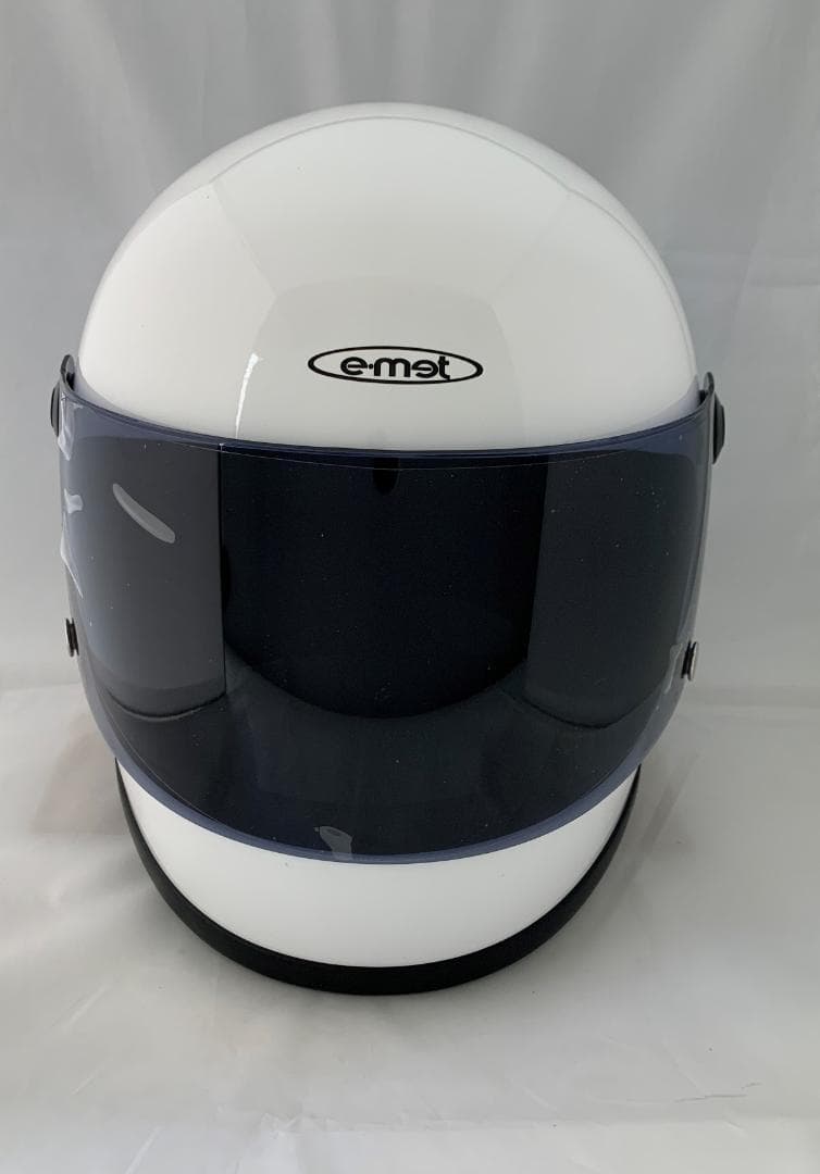 昭和レトロフルフェイス　ビンテージフルフェイス スモークシールド1枚セット族ヘル