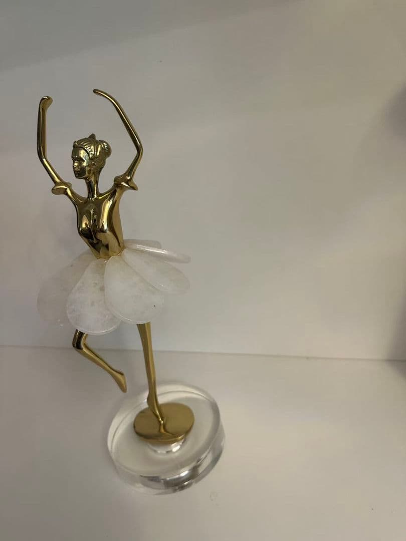 バレリーナ フィギュア ゴールド