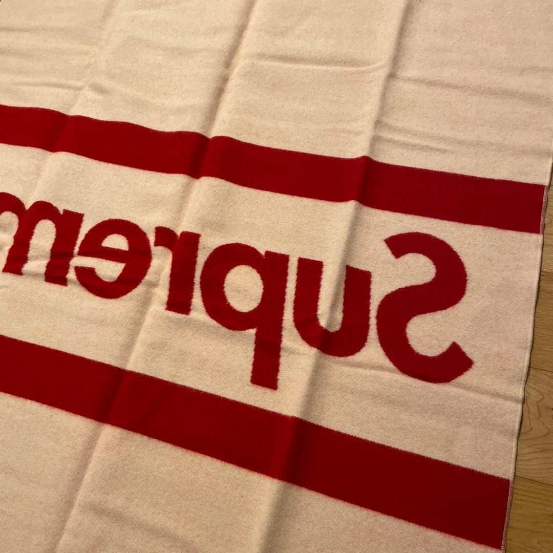 Supreme Faribault Wool Blanket ブランケット 赤