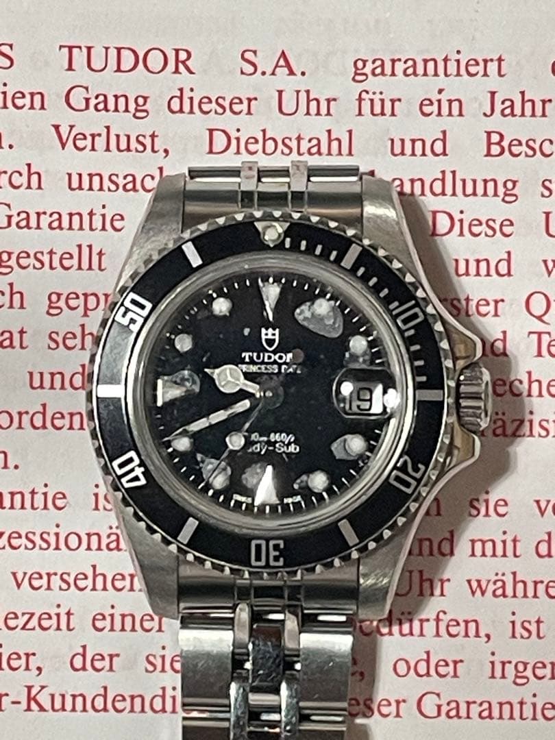 【超希少】チュードル　レディーサブ　自動巻　96090 タグ付　ギャランティ付