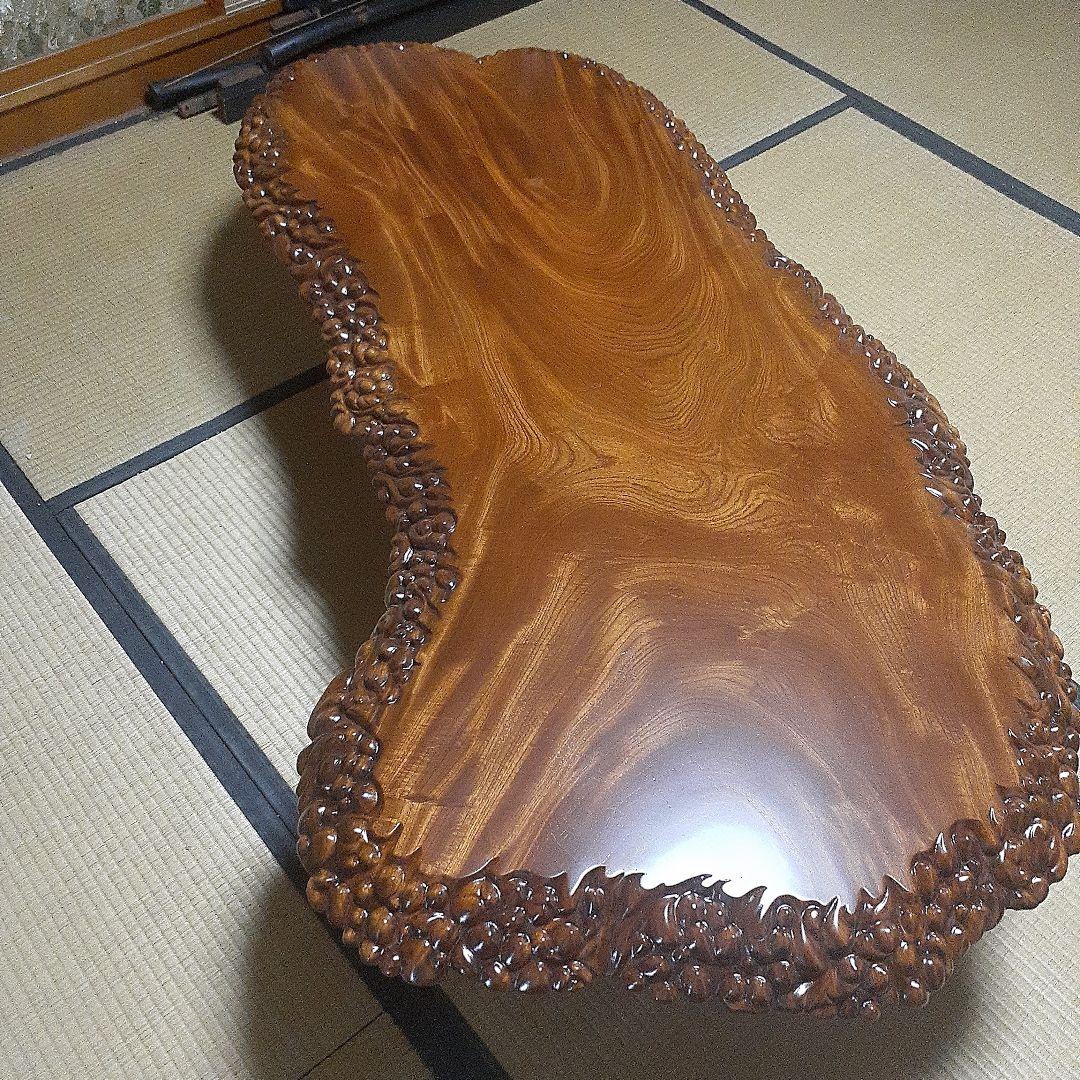 座卓　一枚板　磨き済み　引き取り可能