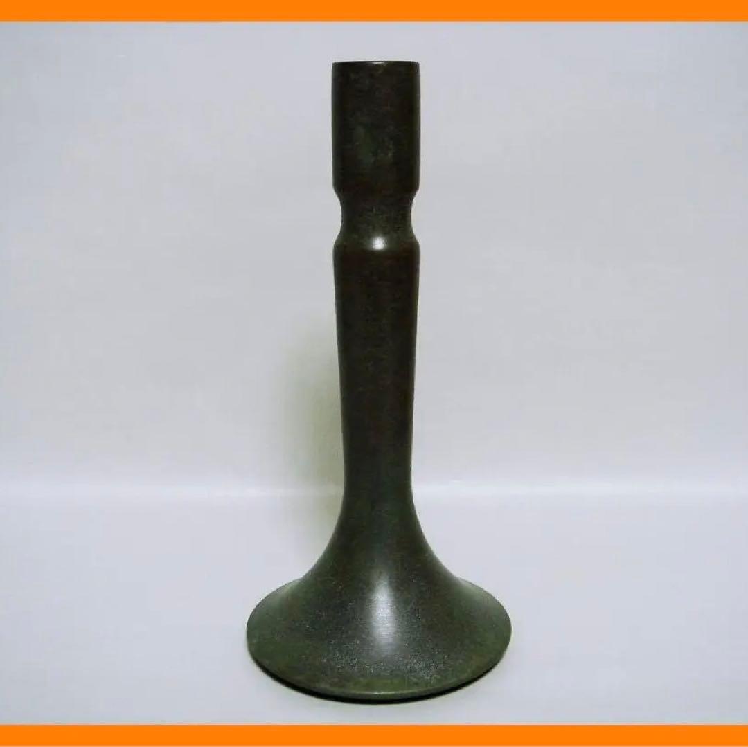 596『唐銅 変わった形の花瓶』　/骨董品 古美術 古道具 アンティーク