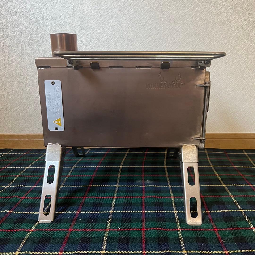 【中古品】 WINNERWELL ノマドビュー M 薪ストーブ 延長3本