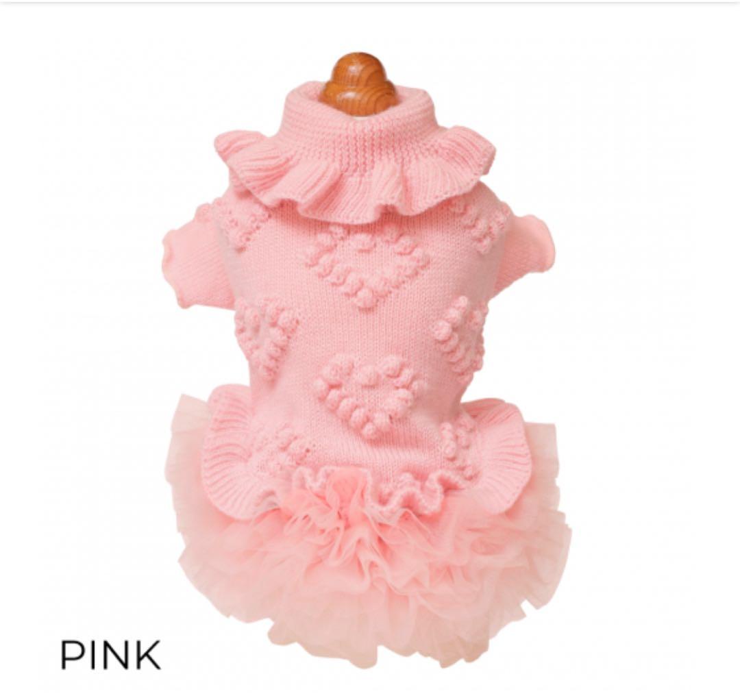 GODPIVAゴッドピバ2025AW ローゲージニットワンピースピンクSお値下げ