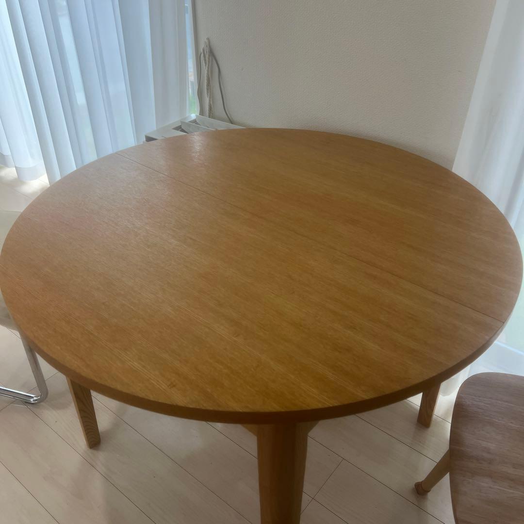 aoi222Francfranc エクステンションテーブル　円形