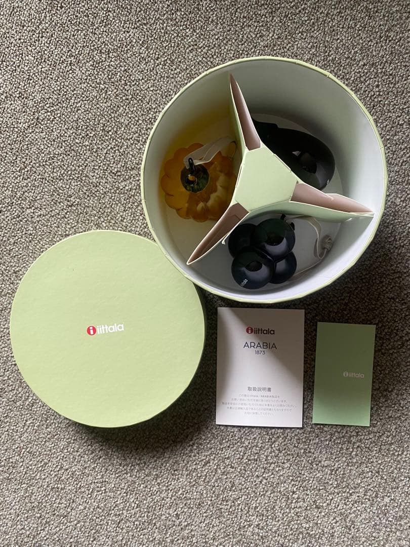 イッタラ ミニフルーツ＆ベジタブル オーナメント3個セット