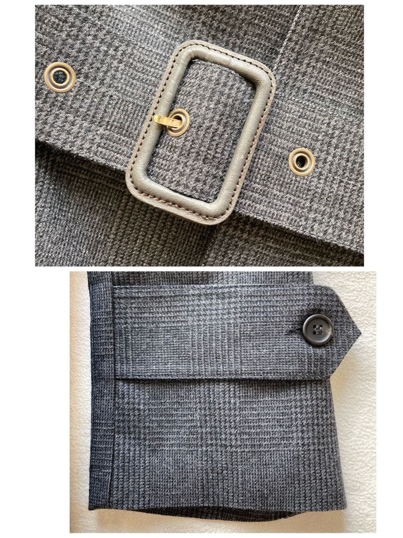 未使用タグ付　ポールスミス別注　マッキントッシュ　グレンチェック　コート　M