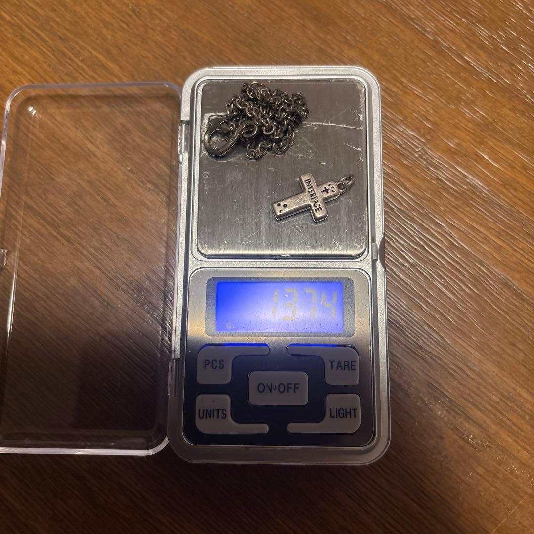 Interface silver 925 クロスネックレス レア