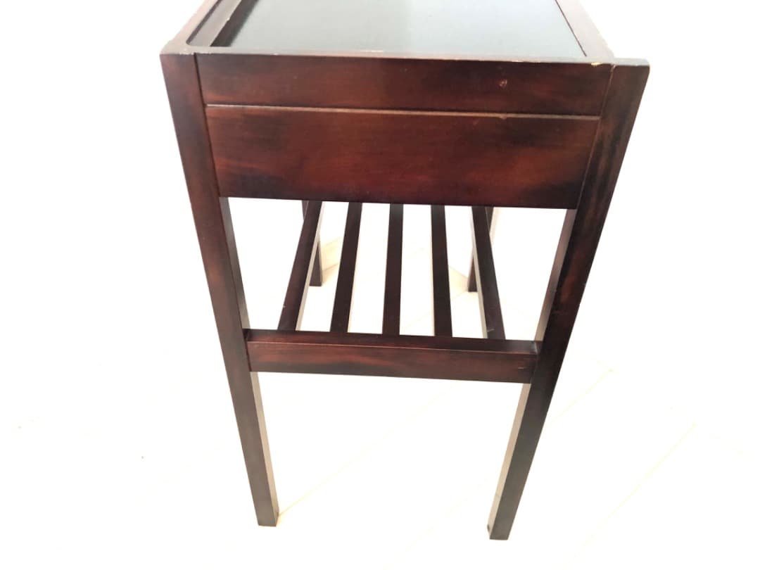 【ヴィンテージ カリモク】引出し付き サイドテーブル コンソール 花台