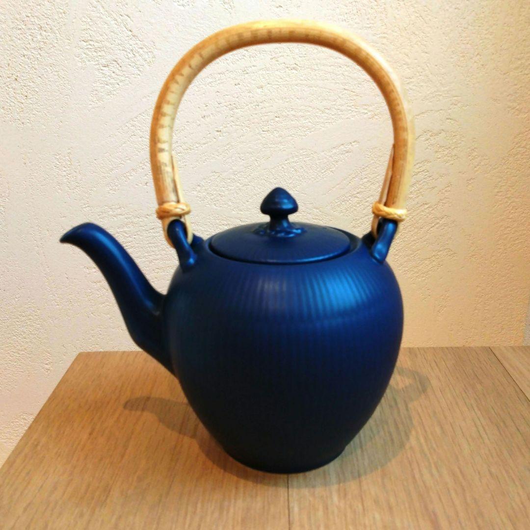 新品/未使用 ロイヤルコペンハーゲン 急須 ティーポット ネイビー〈廃盤品〉