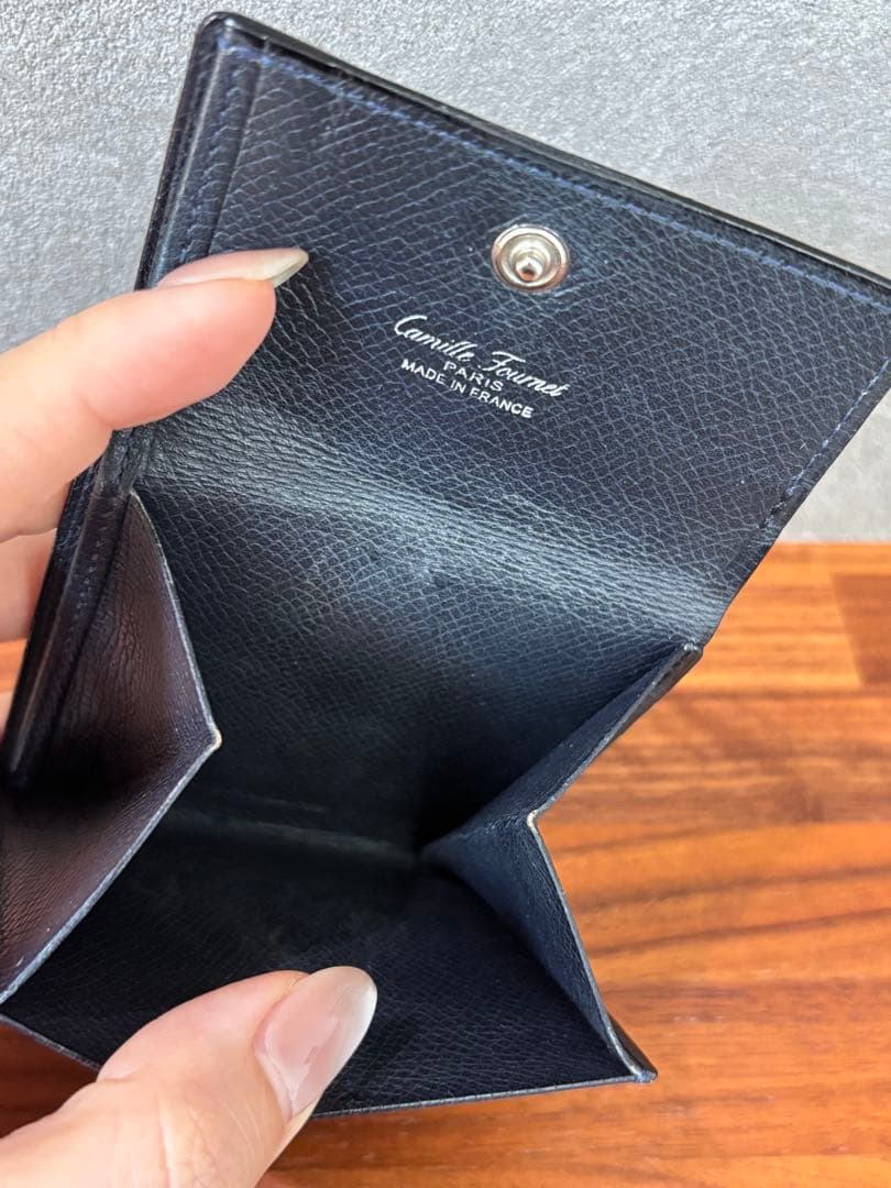 Camille Fournet カミーユフォルネ ケース ブラック レザー