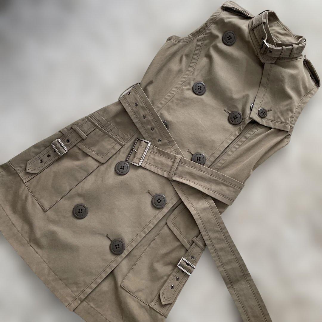 legeer バーバリーブルーレーベル トレンチジレ