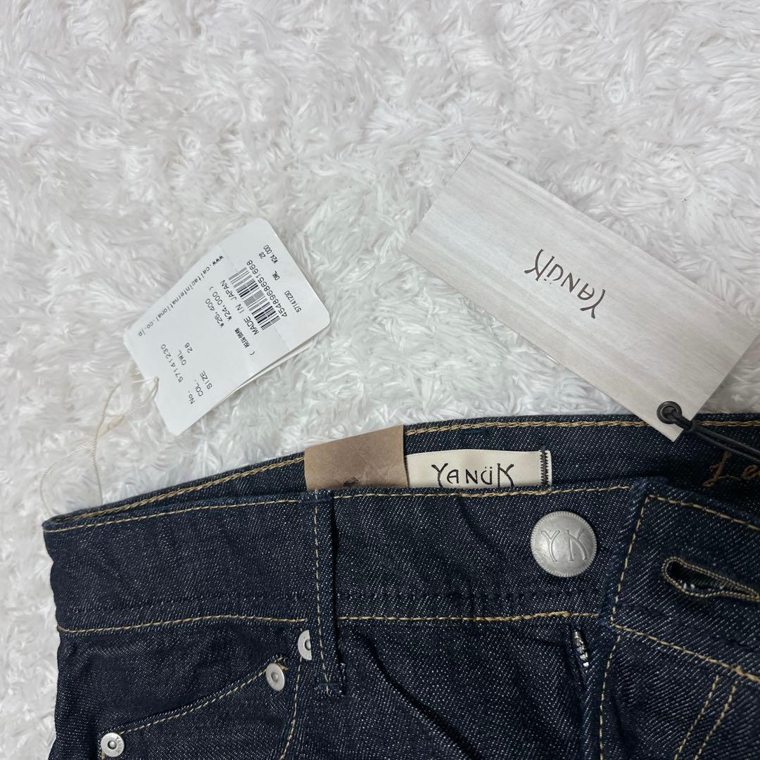 新品 大きいサイズ YANÜK ボーイズストレート LEA サイズ28