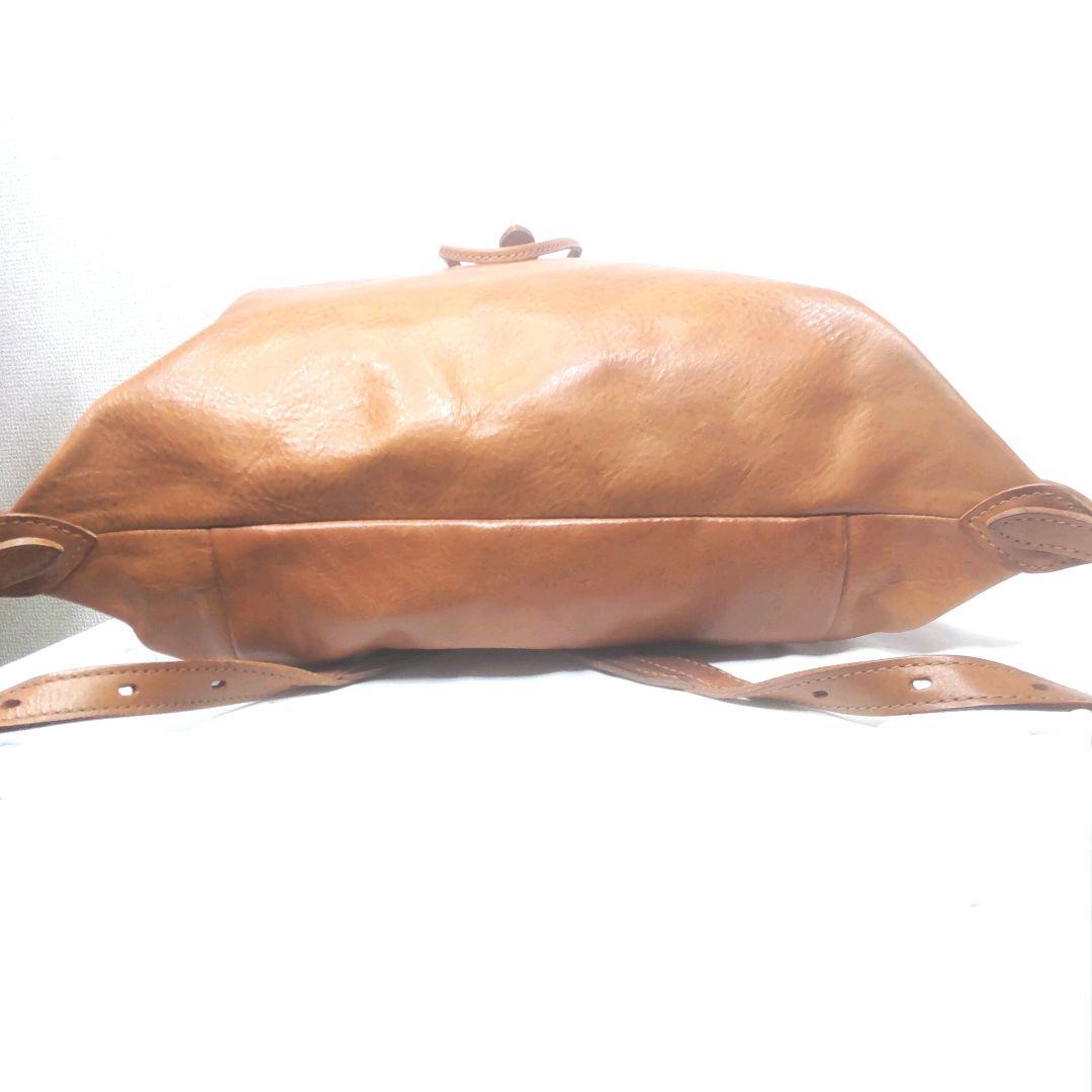 【genten/ゲンテン】 美品 Soffice レザー バックパック リュック