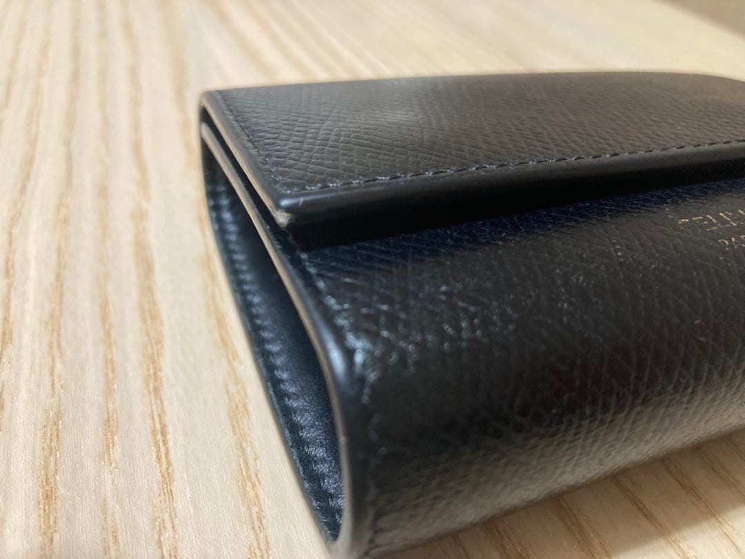 CELINE スモールトリフォールド 財布 ブラック